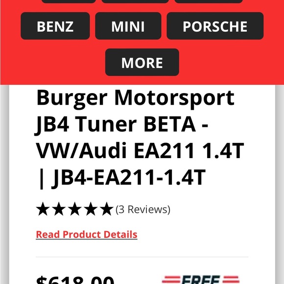 NIB Burger Motorsport JB4 Tuner VW/Audi 1.4T - Picture 10 of 11